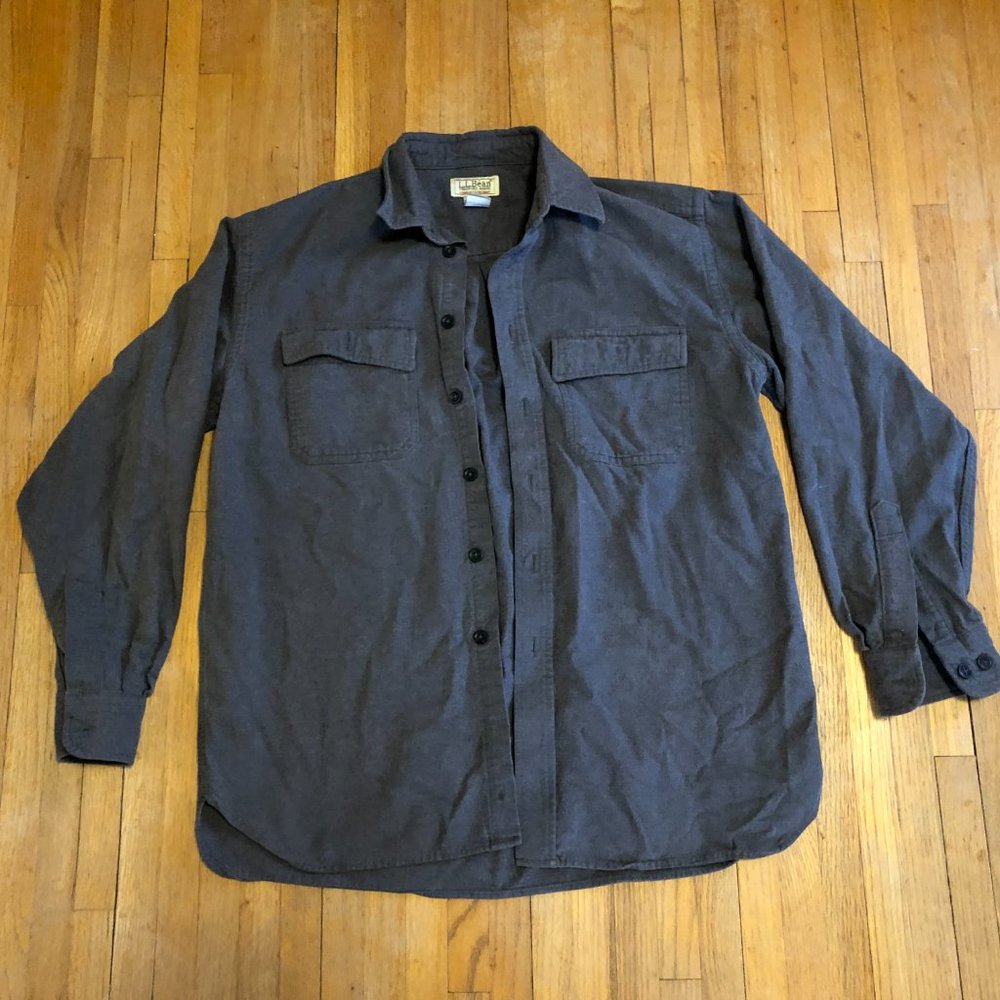 L.L. Bean Chamois Cloth Flannel - Size M